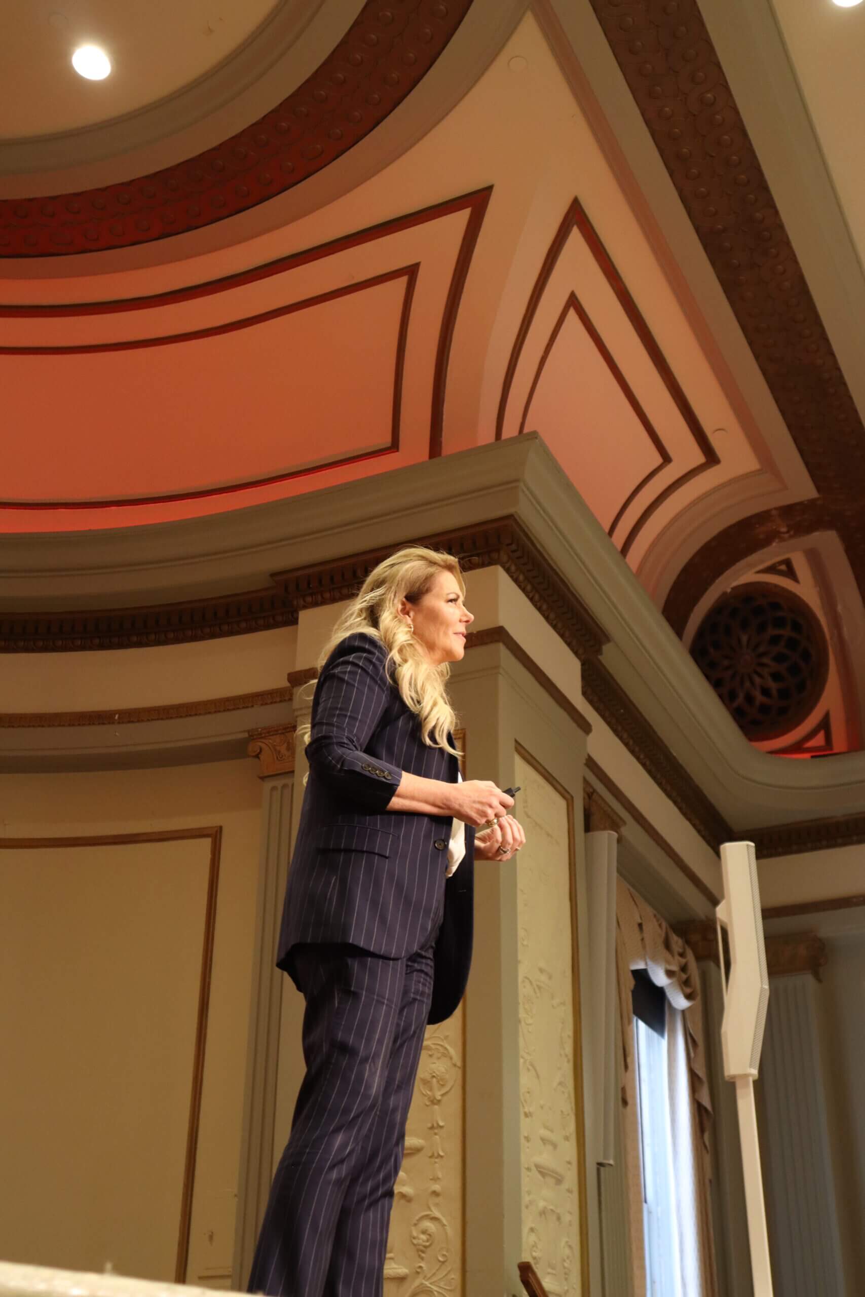 Dr. Janet Sherlock speaking at a TedX event